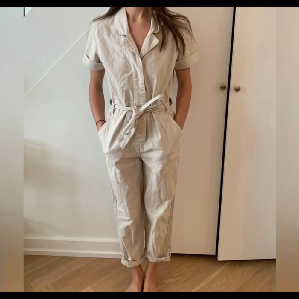 Women's Cream Jumpsuit